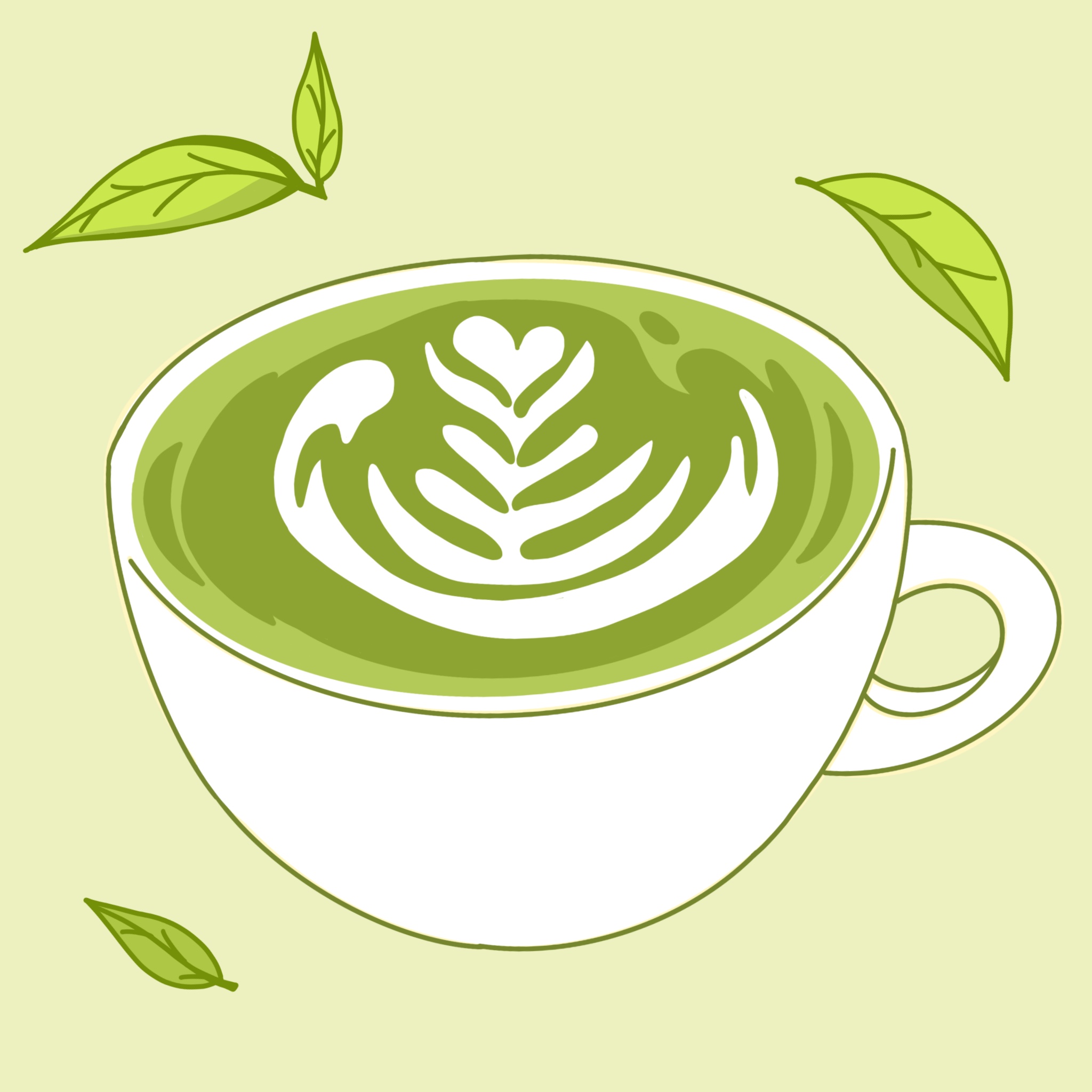 Matcha illustration