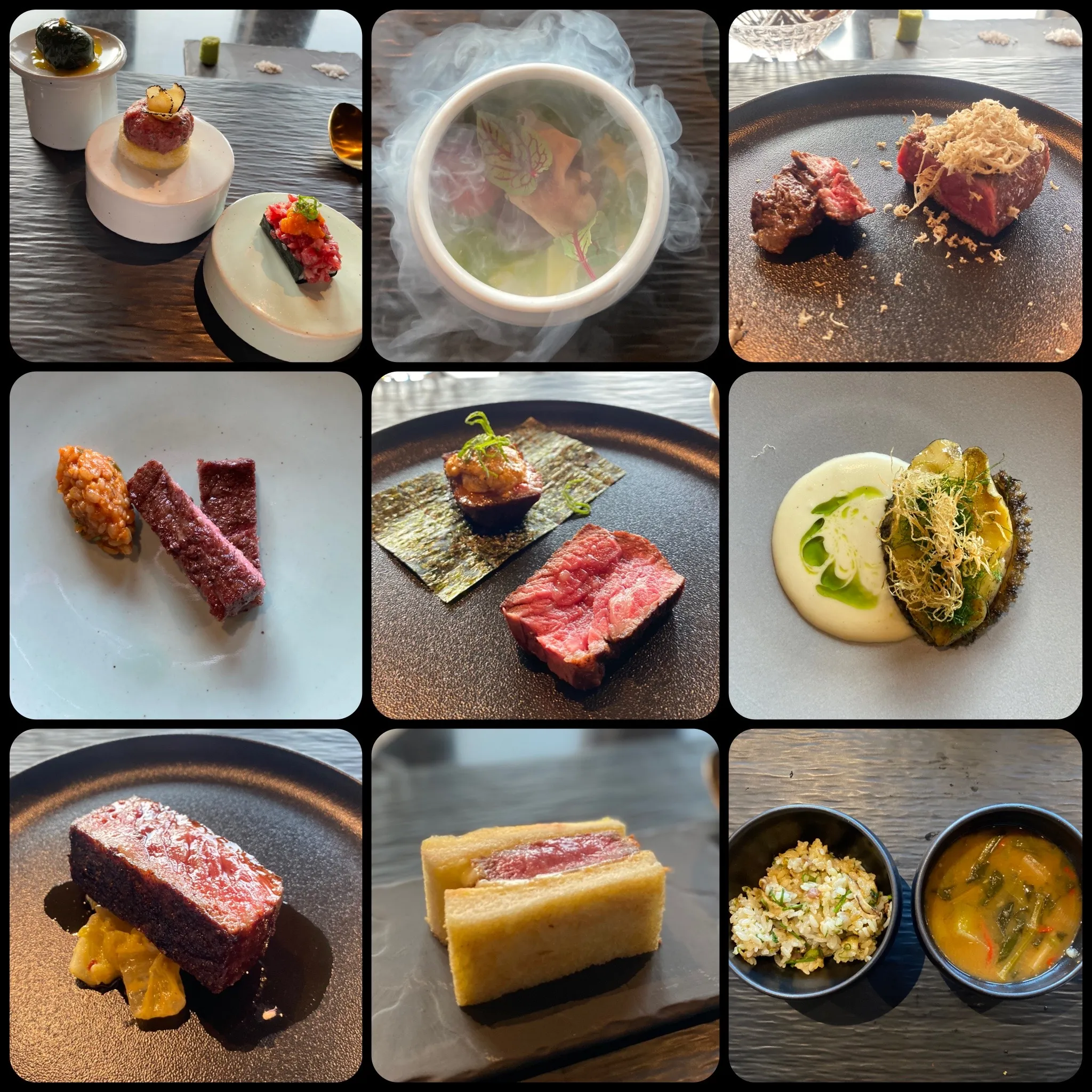 Woonique meal collage