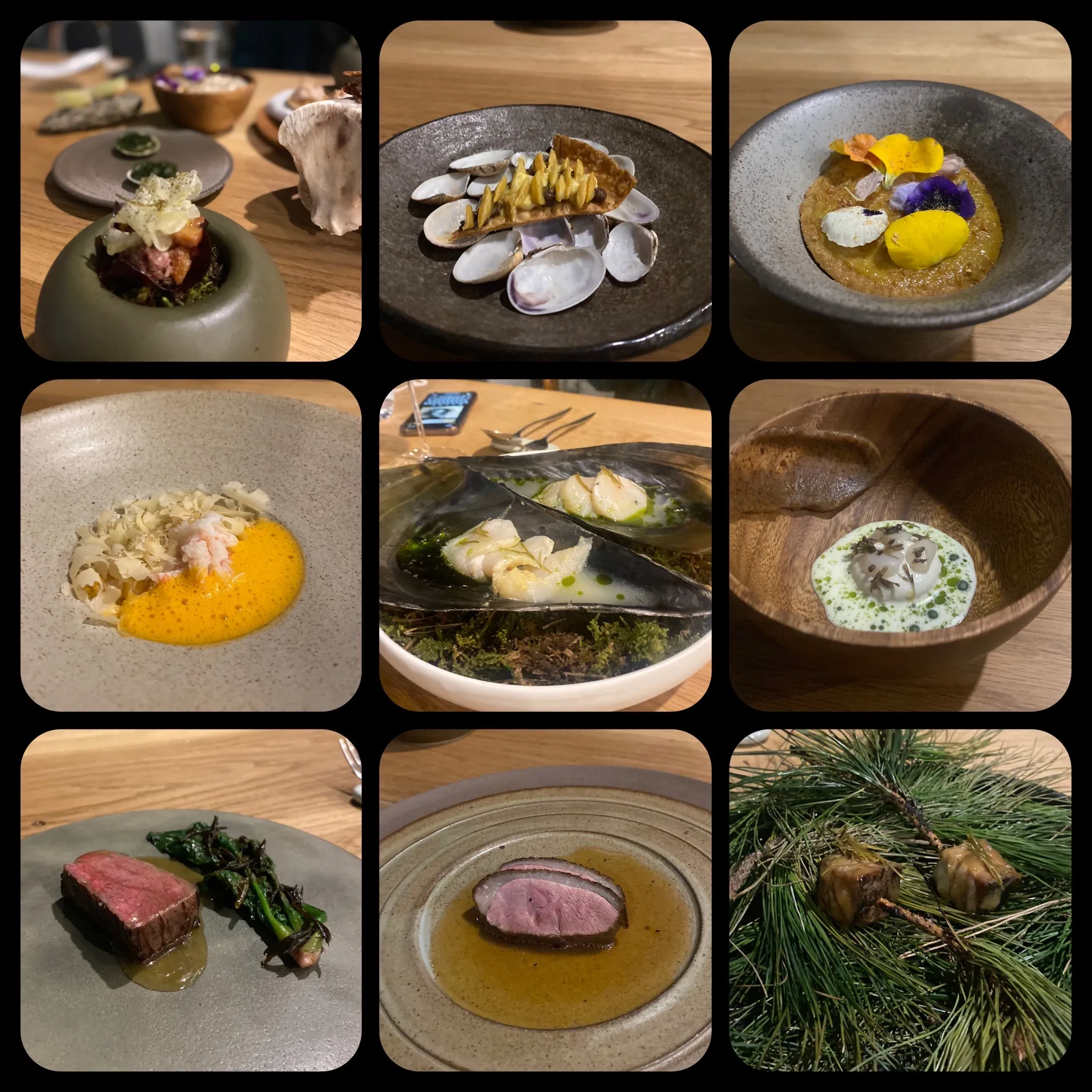 Evett meal collage