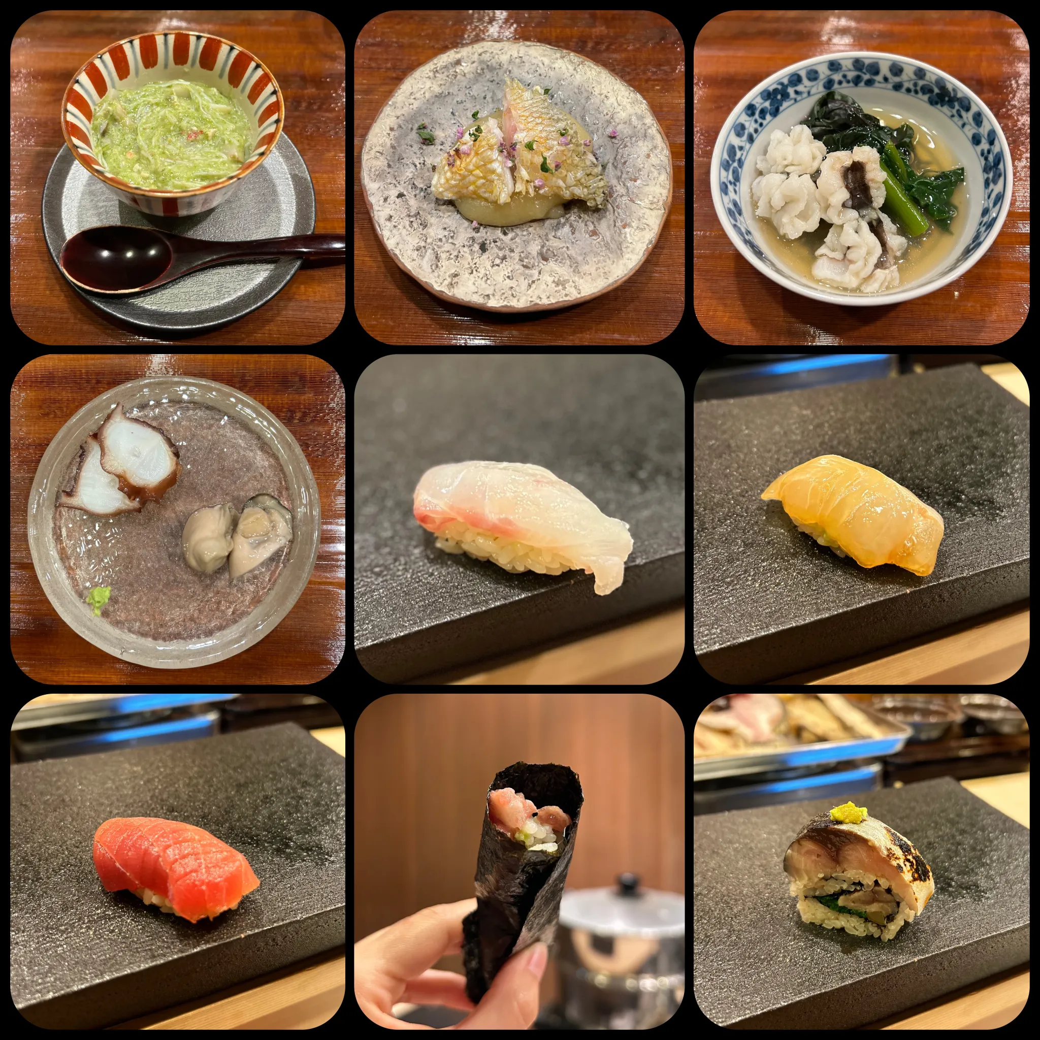 Sushi omakase in Japan
