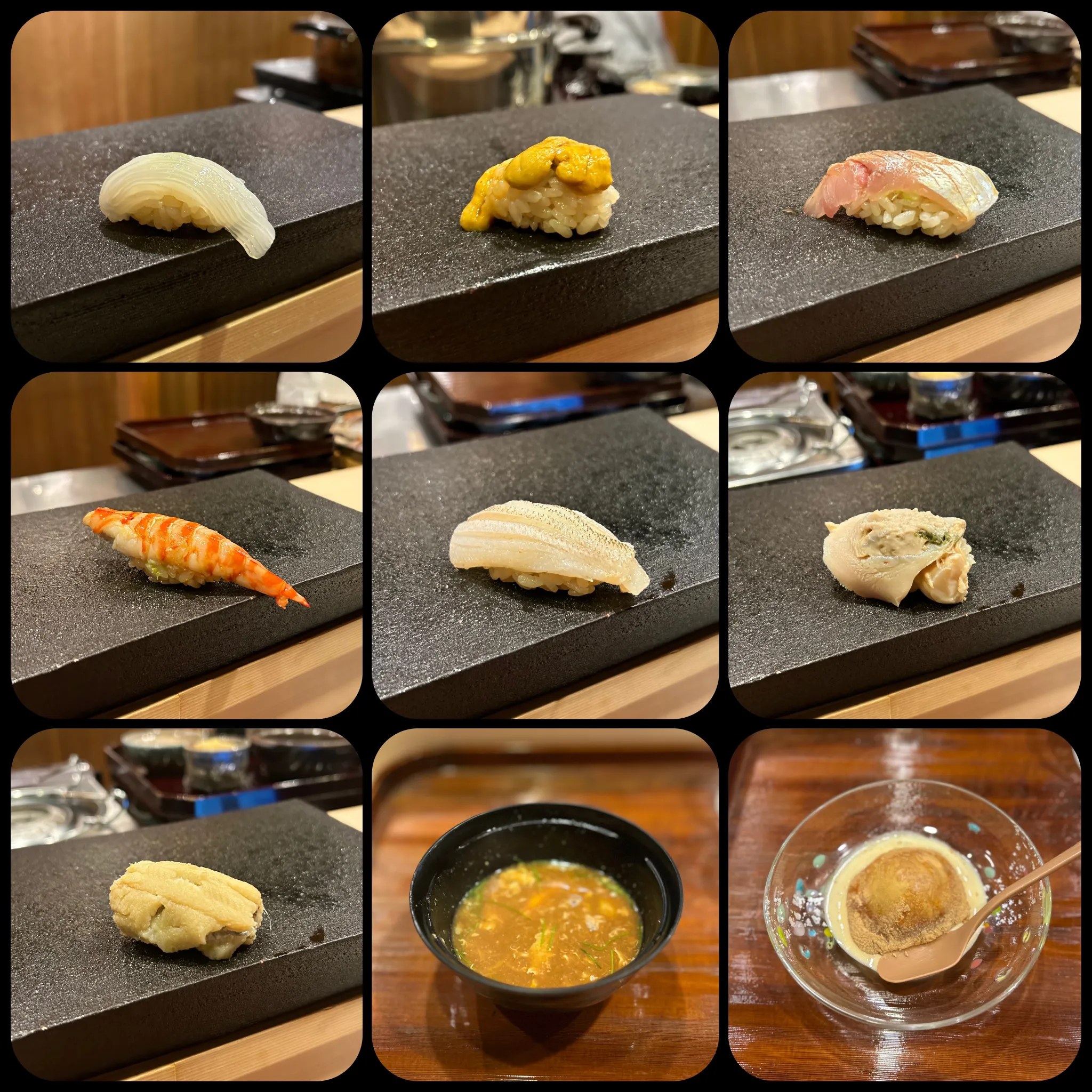 Sushi omakase courses in Japan