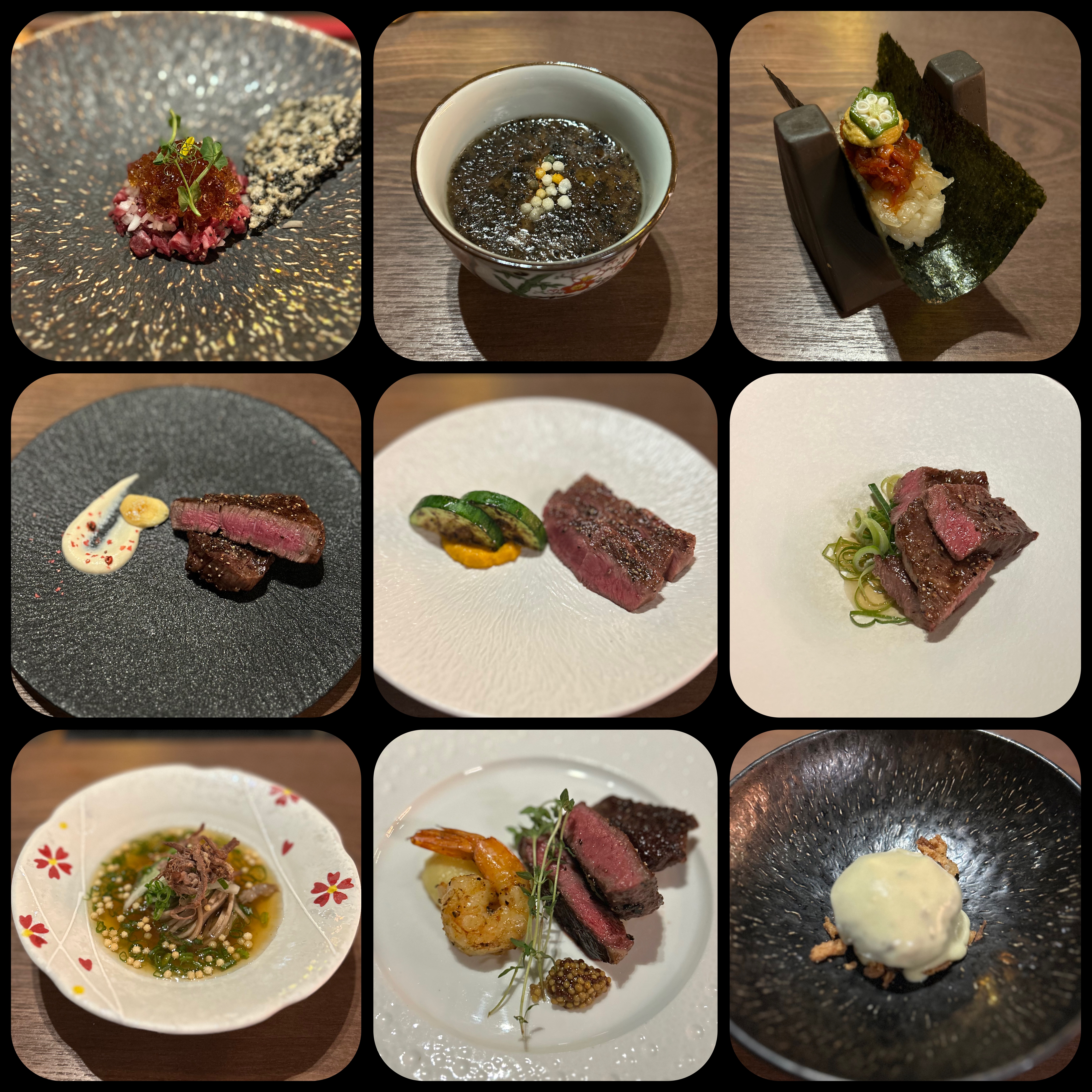 Second beef omakase comparison