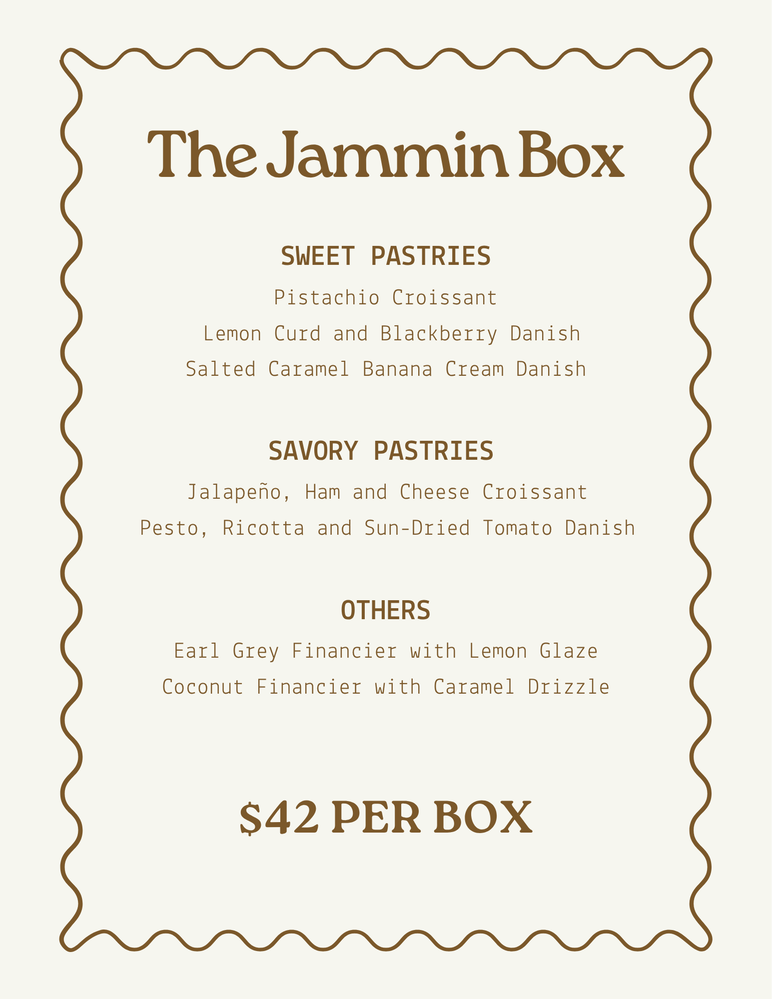 This week's menu for A Jammin Life